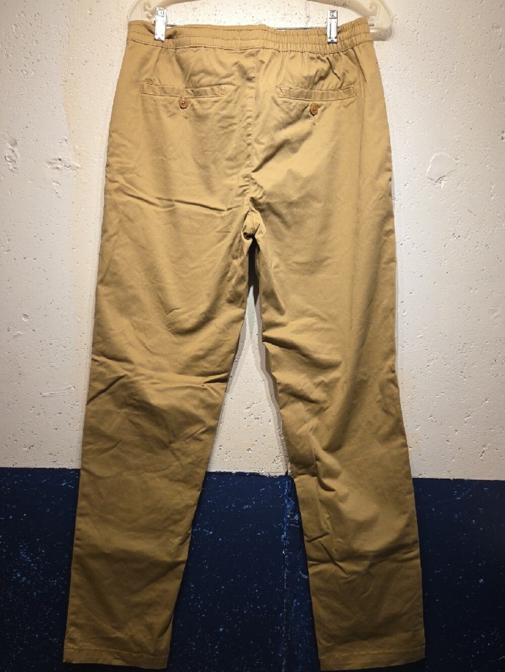 Simons Le31 Men's Khaki Drawstring Chinos (Medium) - Picture 2 of 5
